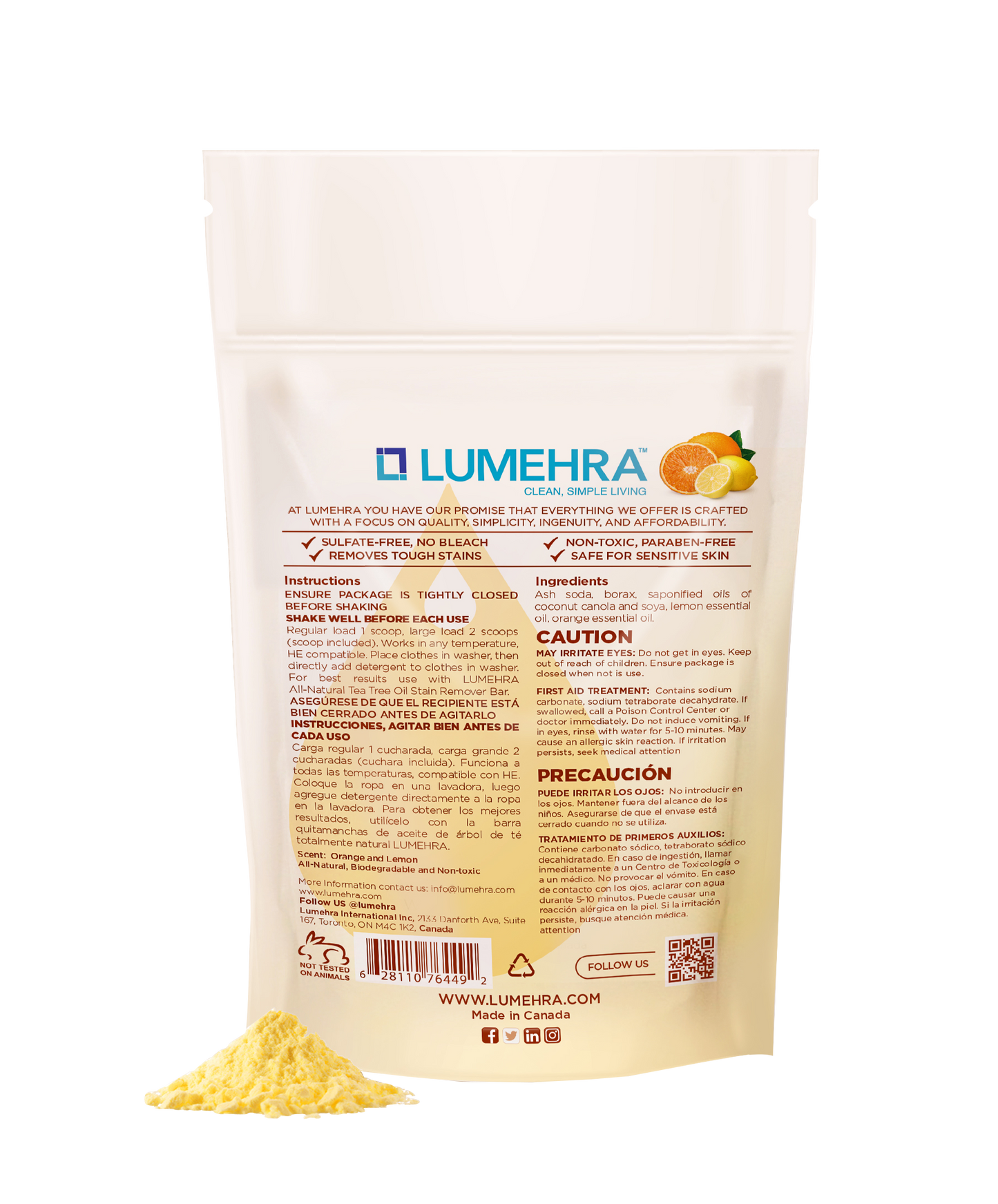 Lumehra Refreshing Citrus Detergent
