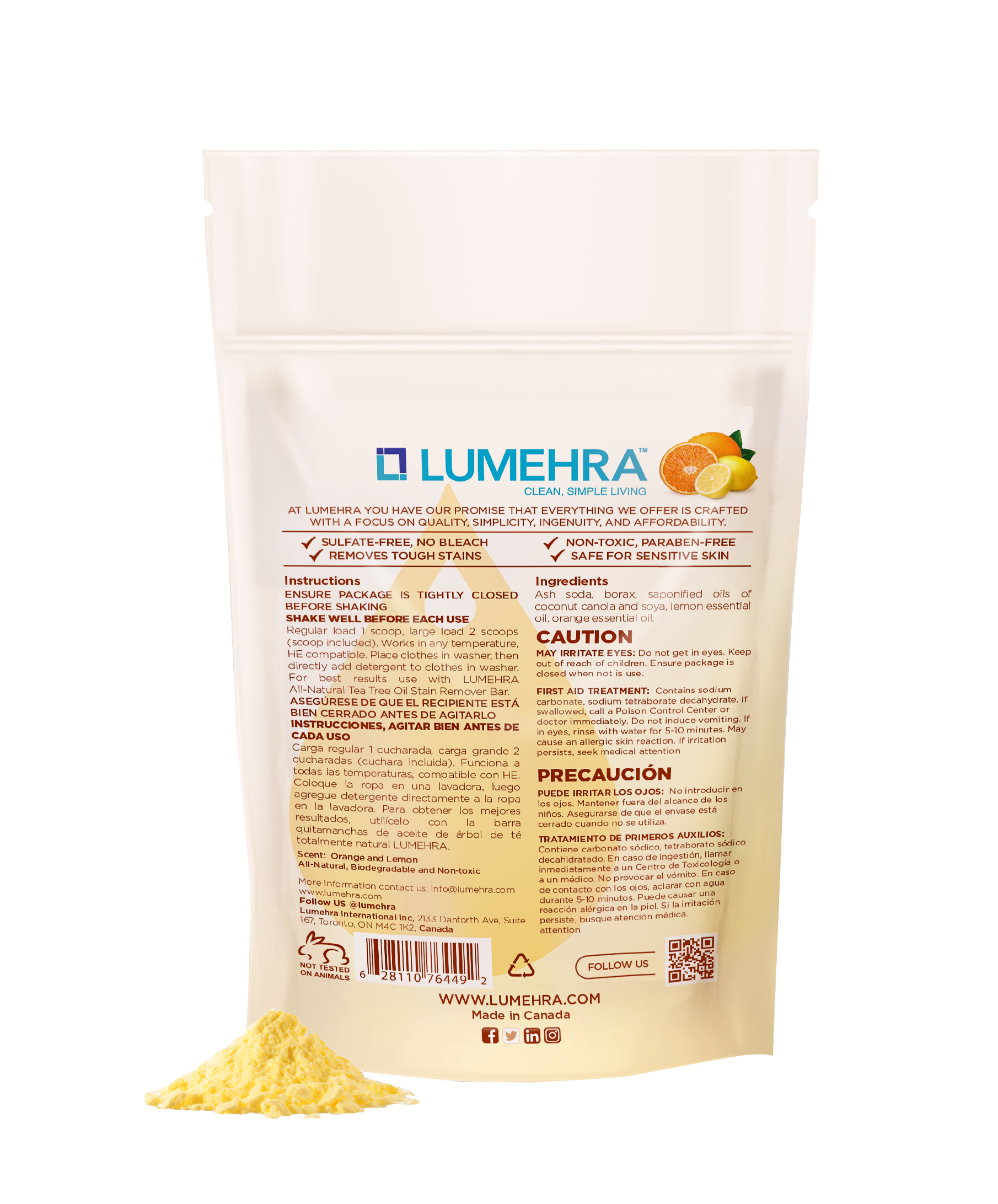 Lumehra Refreshing Citrus Detergent