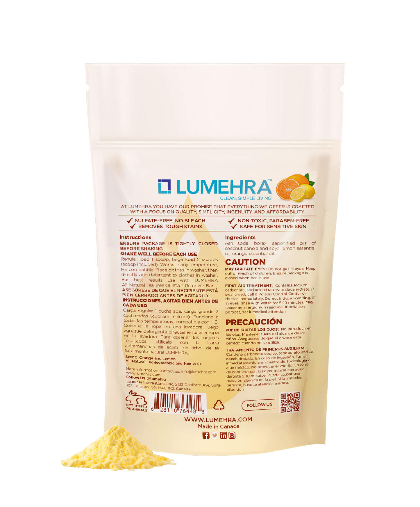Lumehra Refreshing Citrus Detergent  50 wash