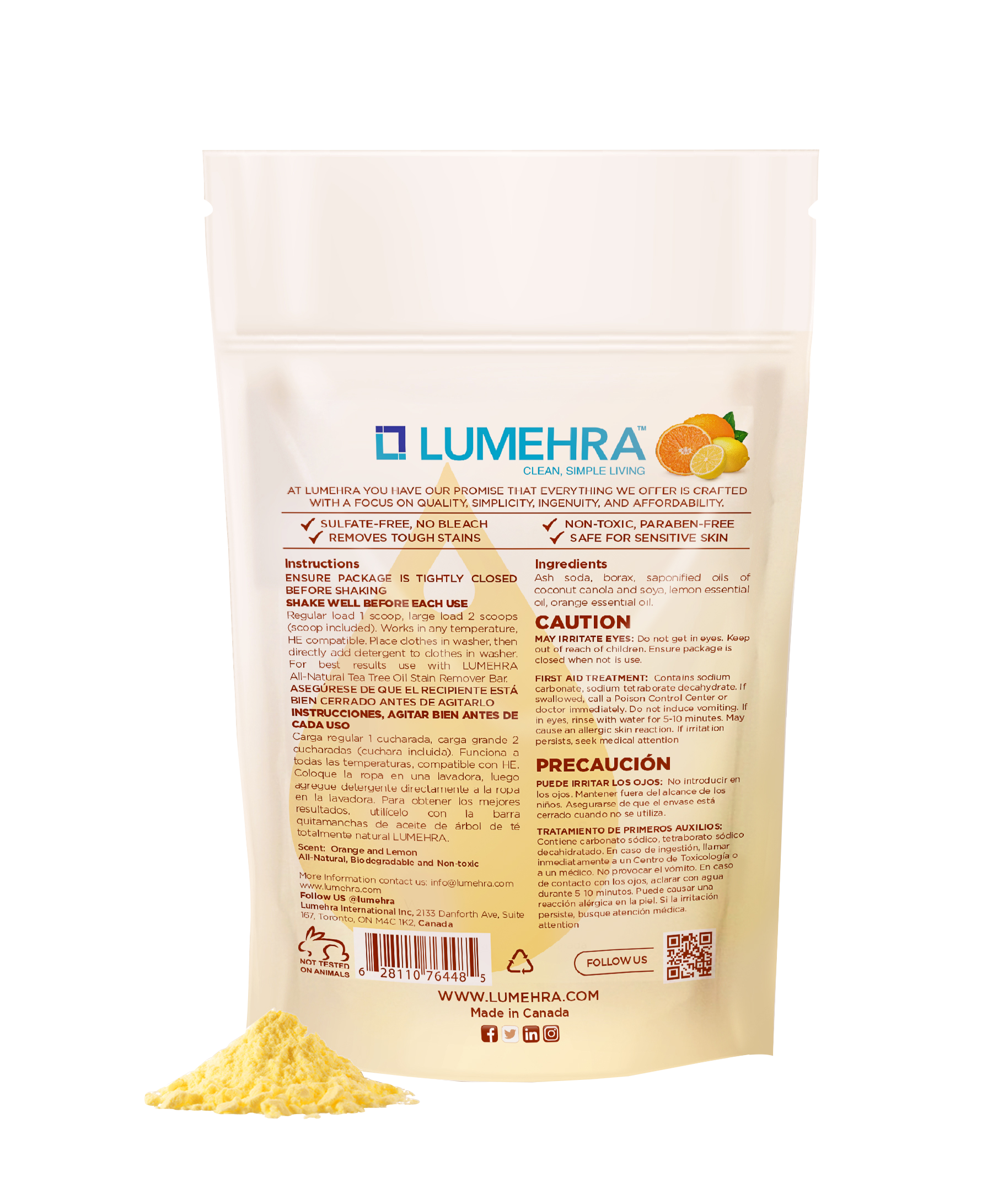 Lumehra Refreshing Citrus Detergent  50 wash