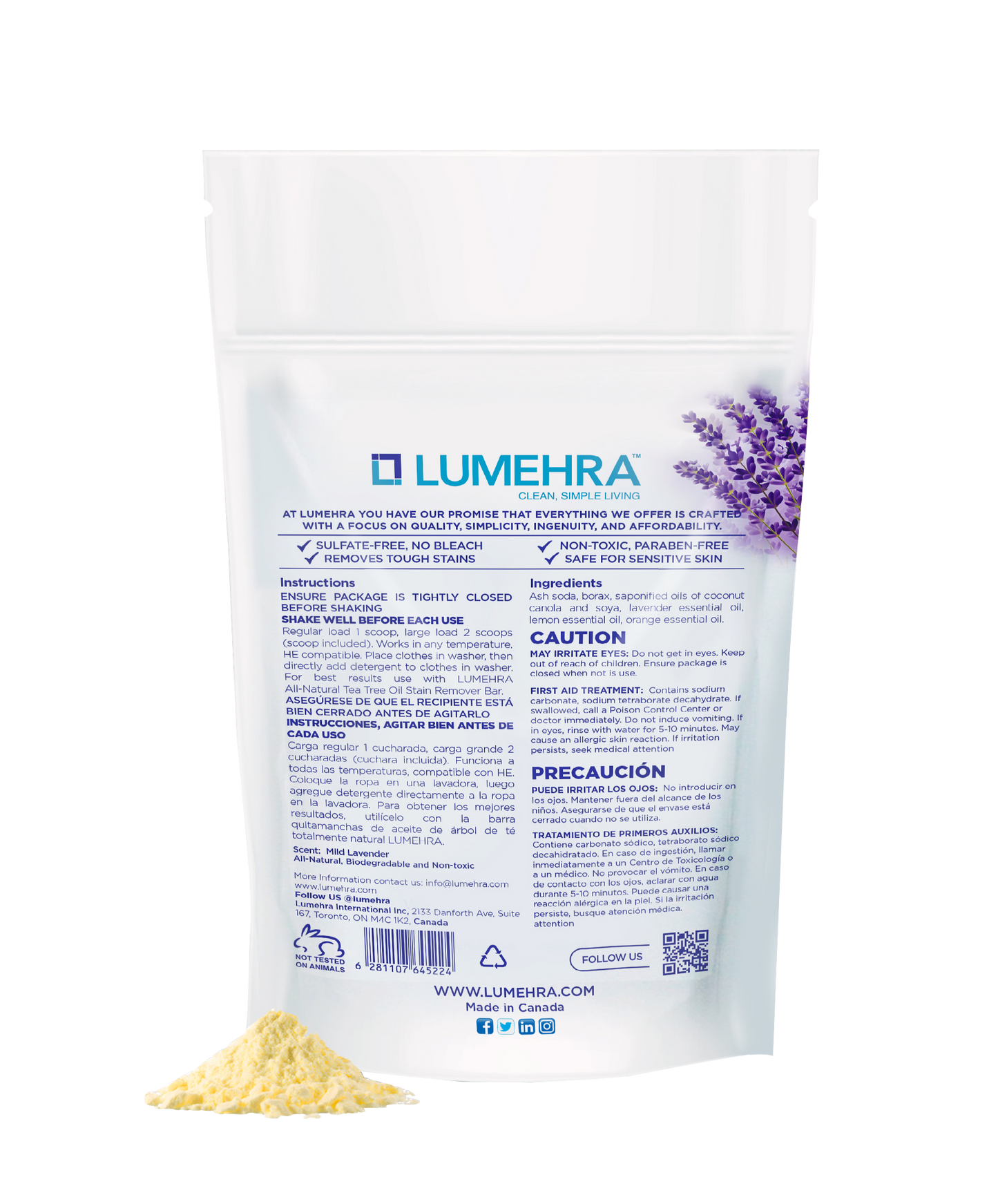 Natural Laundry Detergent Lavender Scented