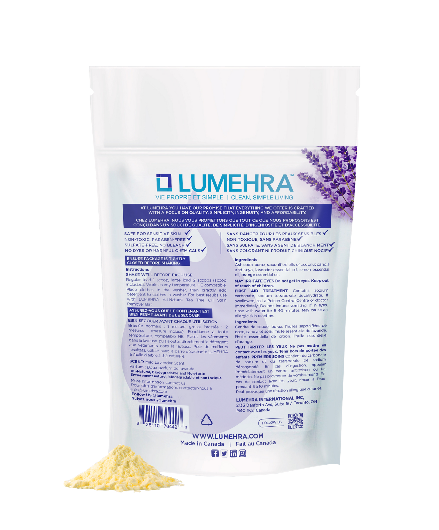 Natural Laundry Detergent Lavender Scented
