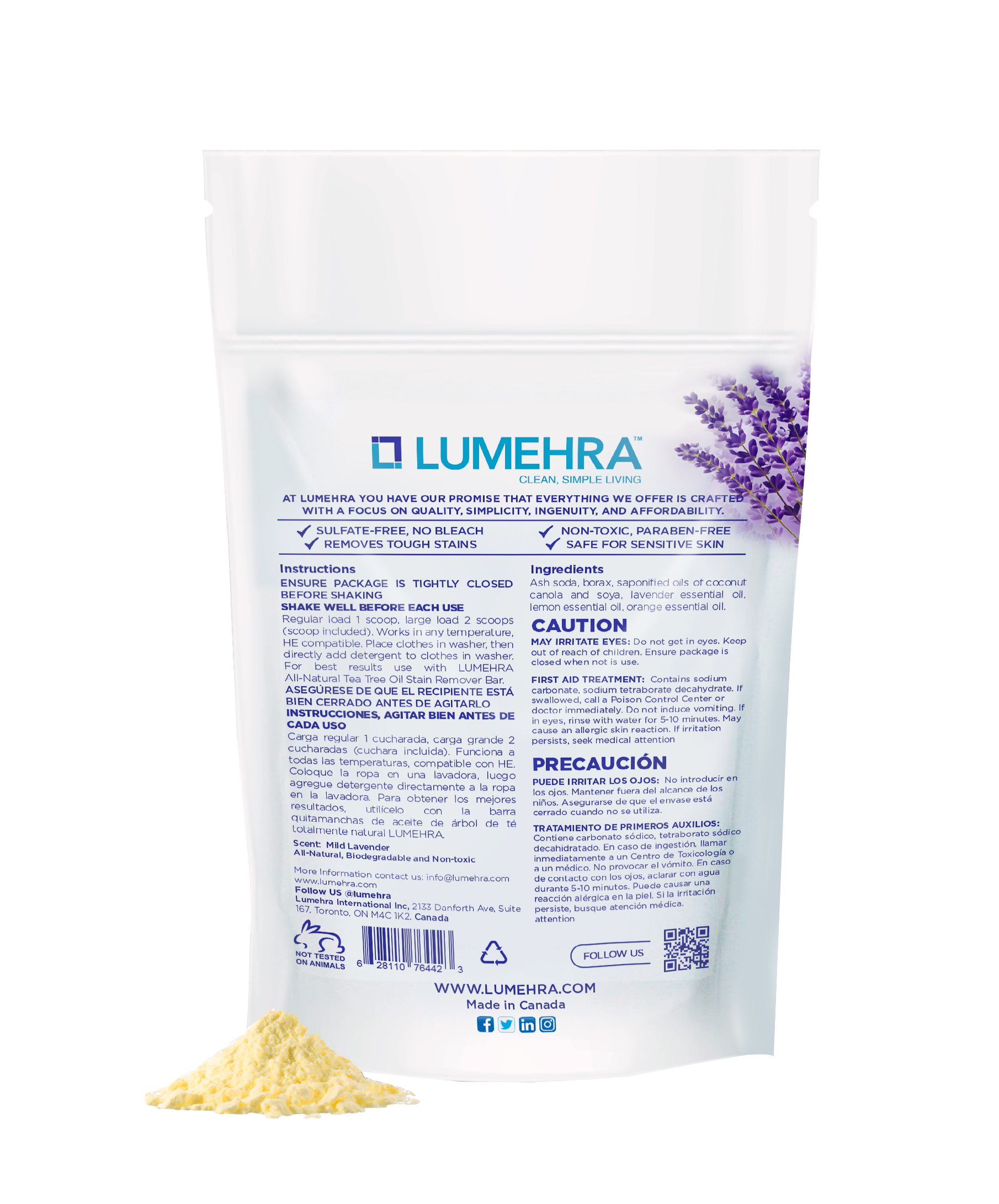 Lumehra Natural Fresh Lavendar Detergent 50 wash