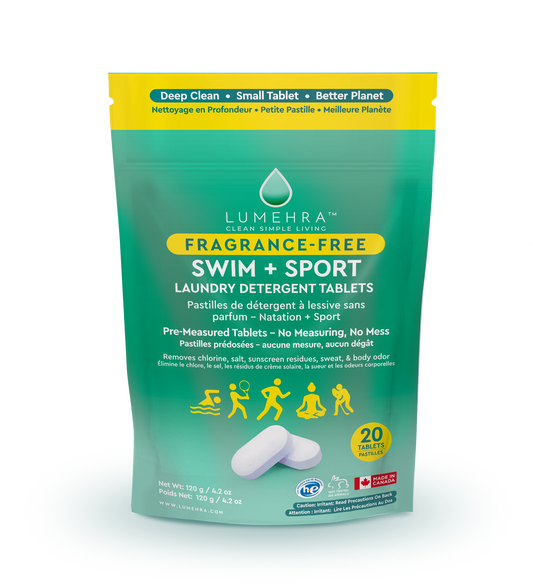 Fragrance-Free Swim + Sport Laundry Detergent Tablets