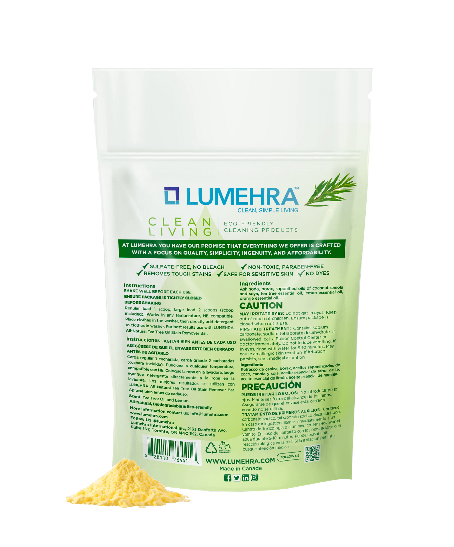 Lumehra Natural Tea Tree Detergent