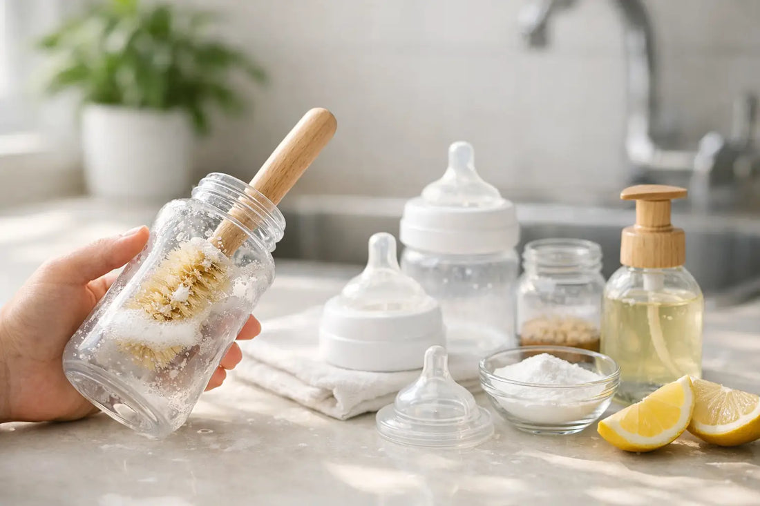 How to Clean Baby Bottles Naturally and Safely