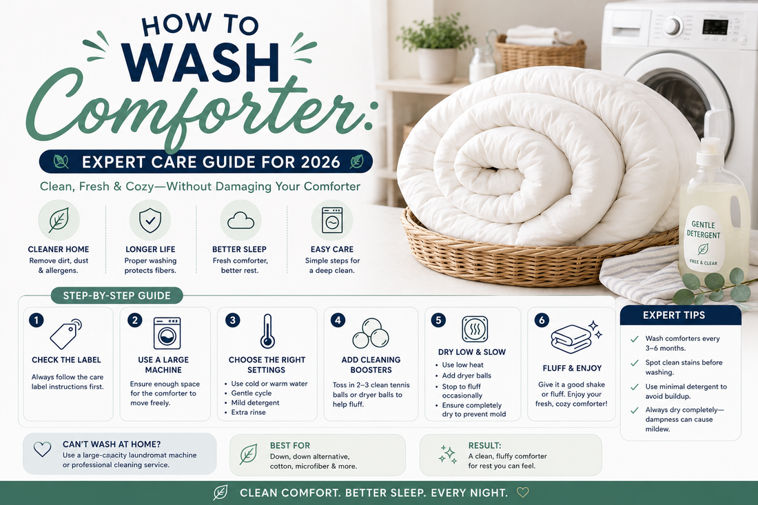 How to Wash Comforter: Expert Care Guide for 2026