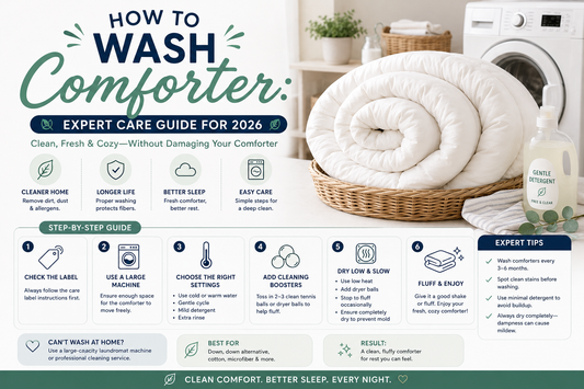 How to Wash Comforter: Expert Care Guide for 2026