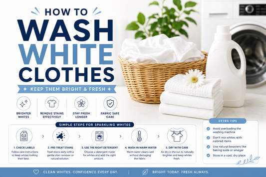 How to Wash White Clothes: Keep Them Bright & Fresh