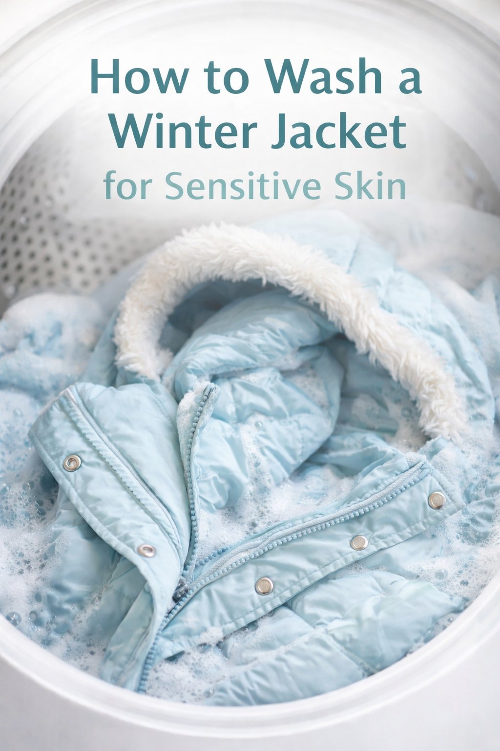How to Wash a Winter Jacket for Sensitive Skin