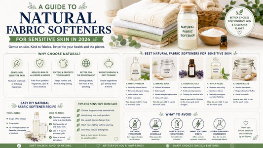 A Guide to Natural Fabric Softeners for Sensitive Skin in 2026