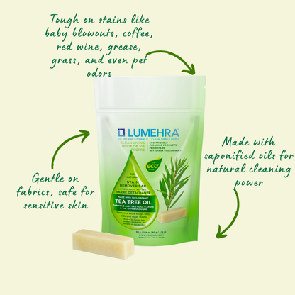 Natural Stain Remover Bar Tea Tree Scented
