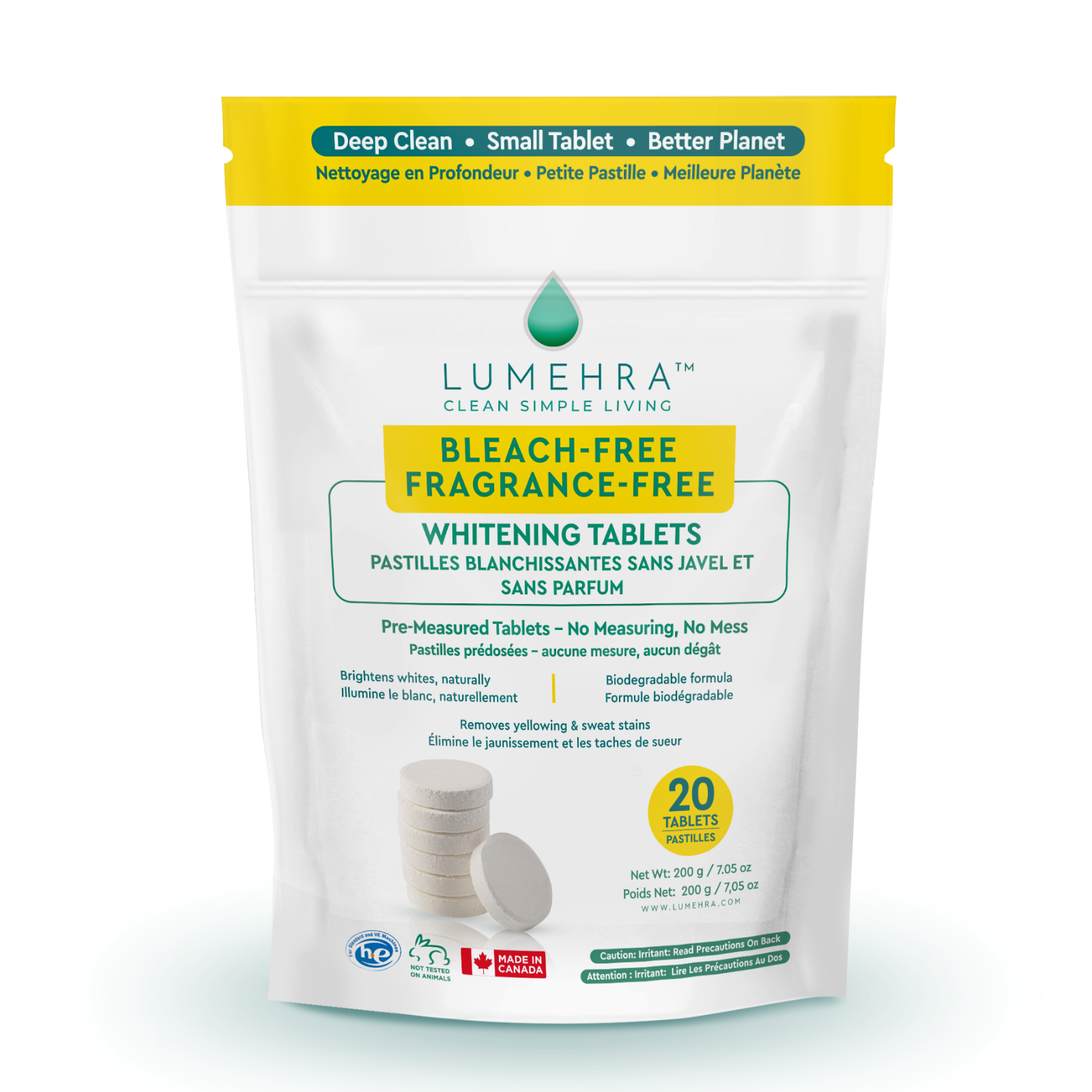 Bleach-Free Whitening 20 Loads Tablets