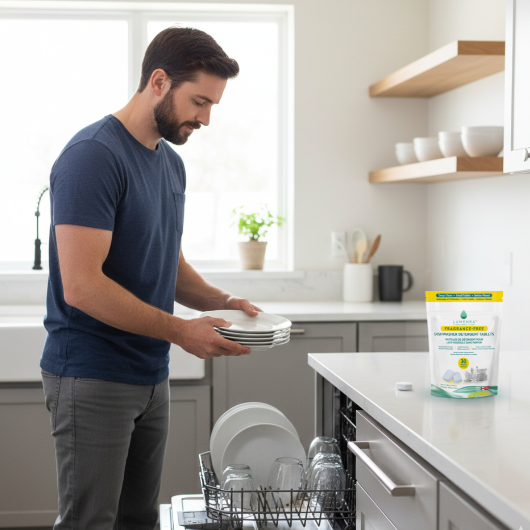 Fragrance-Free Dishwasher Detergent Tablets
