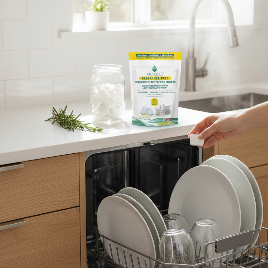 Fragrance-Free Dishwasher Detergent Tablets