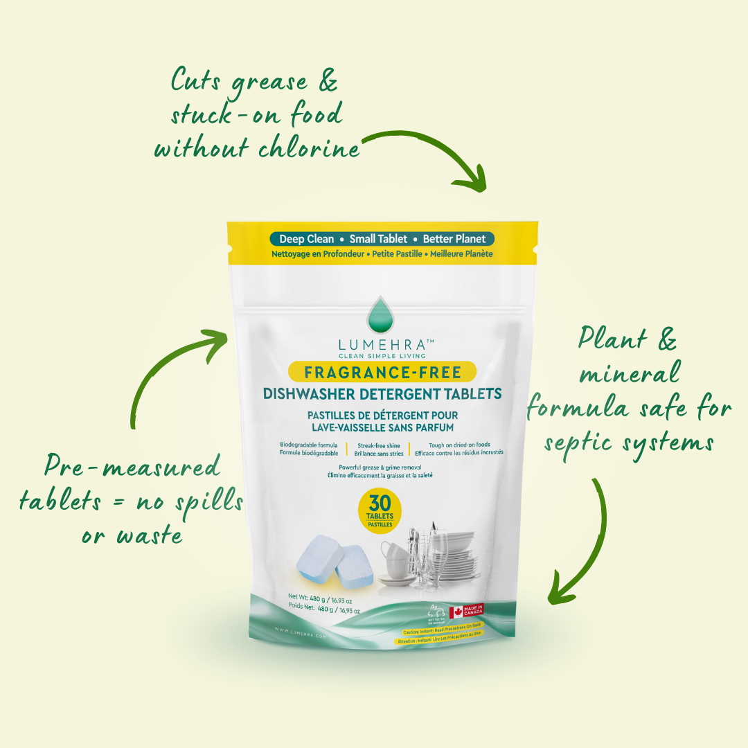 Fragrance-Free Dishwasher Detergent Tablets