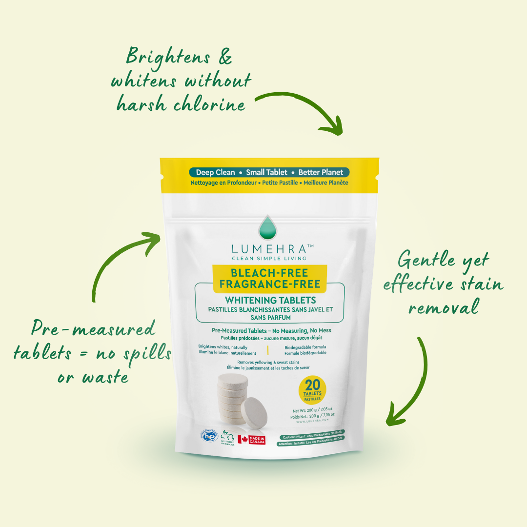 Bleach-Free Fragrance-Free Whitening Tablets