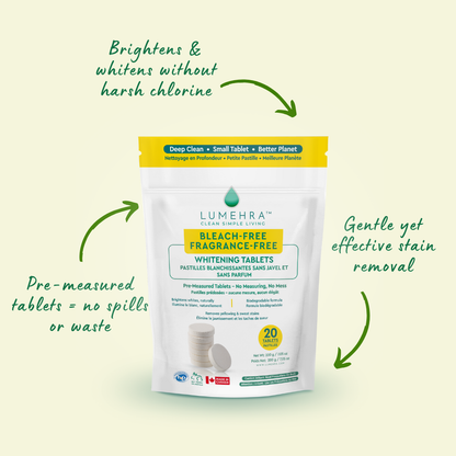 Bleach-Free Fragrance-Free Whitening Tablets