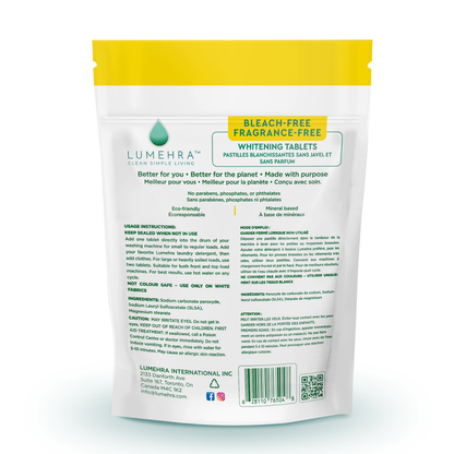 Bleach-Free Whitening 20 Loads Tablets
