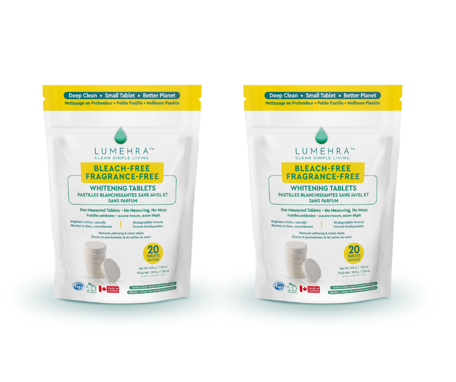Bleach-Free Fragrance-Free Whitening Tablets 20 Loads
