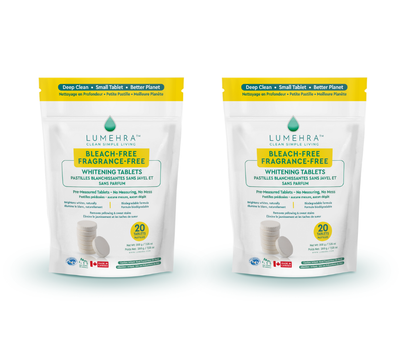 Bleach-Free Fragrance-Free Whitening Tablets 20 Loads