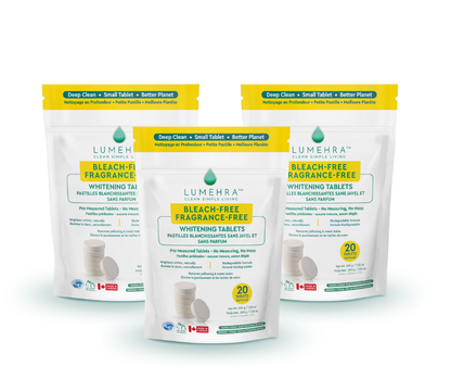 Bleach-Free Fragrance-Free Whitening Tablets 20 Loads