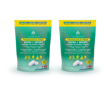 Fragrance-Free Swim + Sport Laundry Detergent Tablets 10-20 Loads