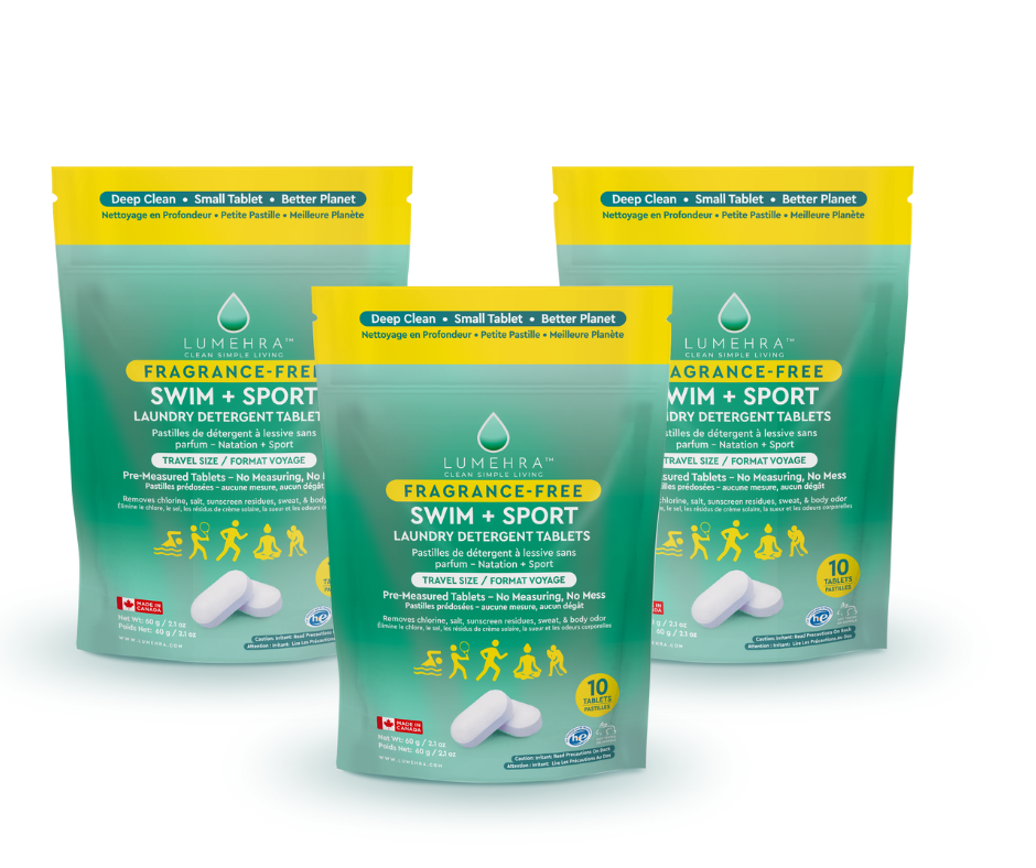 Fragrance-Free Swim + Sport Laundry Detergent Tablets 10-20 Loads
