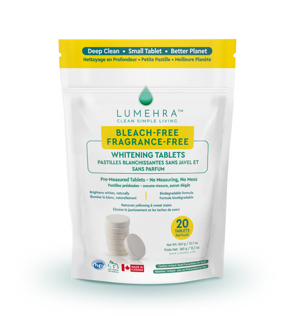 Bleach-Free Fragrance-Free Whitening Tablets