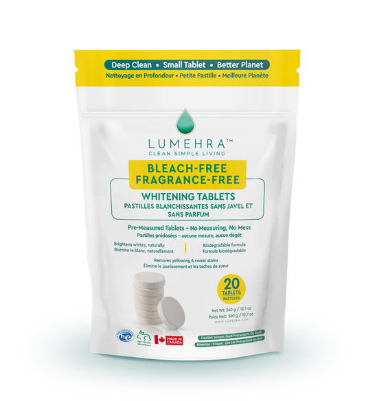 Bleach-Free Fragrance-Free Whitening Tablets
