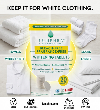 Bleach-Free Whitening 20 Loads Tablets