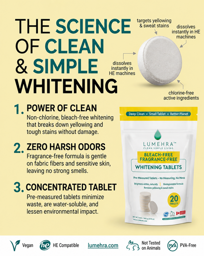 Bleach-Free Whitening 20 Loads Tablets