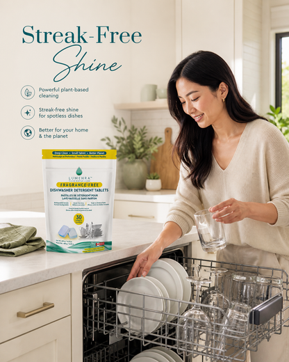 Fragrance-Free Dishwasher Detergent Tablets