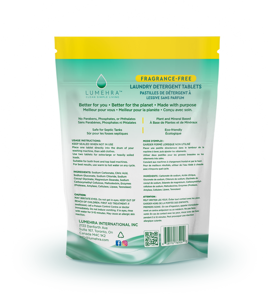 PVA-free laundry tablets safe for sensitive skin