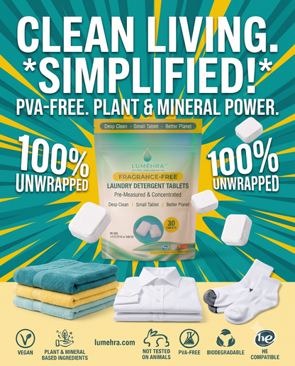 Fragrance-Free Laundry Detergent Tablets 30 Loads