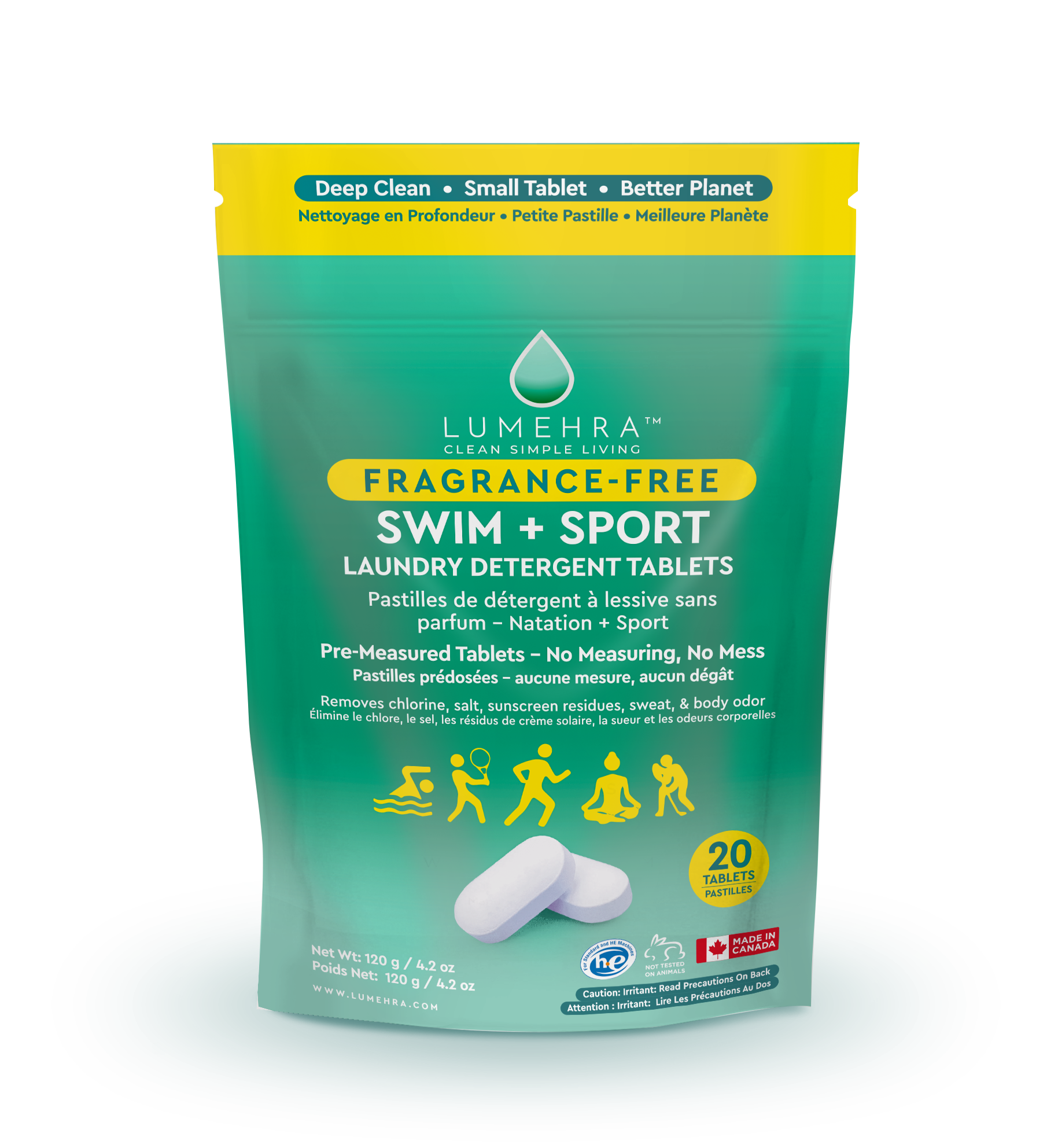 Swim + Sport Laundry Detergent Tablets