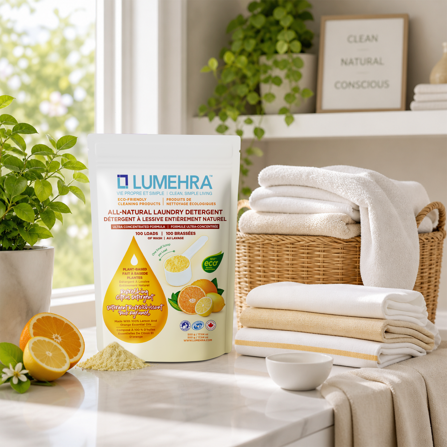 Natural Laundry Detergent Citrus Scented