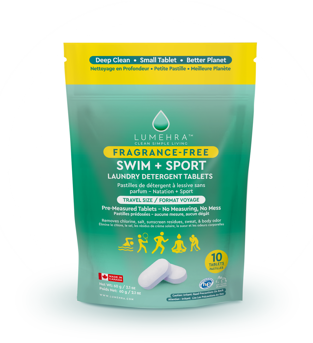 Swim + Sport Laundry Detergent Tablets